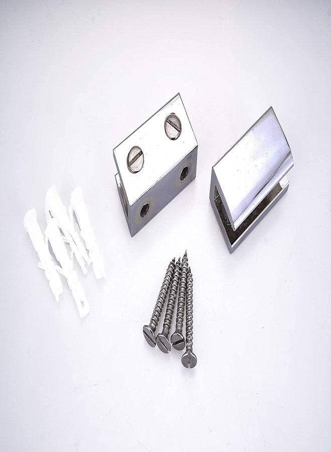 QUISTAL 10x10 Inch Acrylic Wall Mount Multipurpose Modern Corner Shelf for Bathroom, Kitchen, Bedroom (Pack of 1, Black) - Image 5